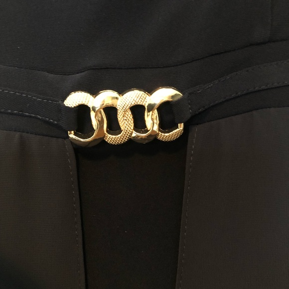 Elegant Joseph Ribkoff navy blue dress. - Picture 6 of 6